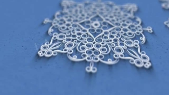 Quilling Snowflakes Videohive 6183742 Motion Graphics Image 2