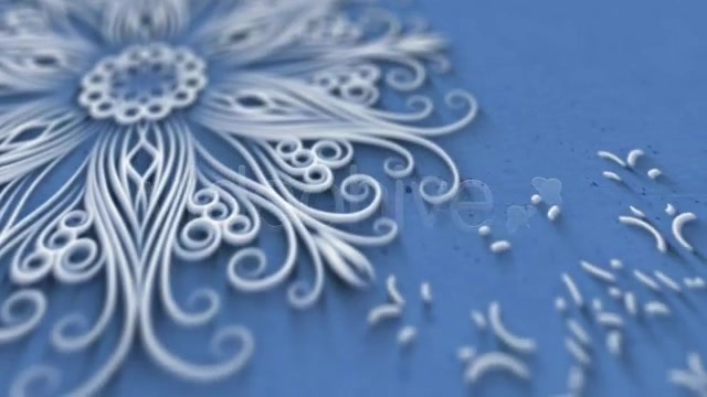 Quilling Snowflakes Videohive 6183742 Motion Graphics Image 3