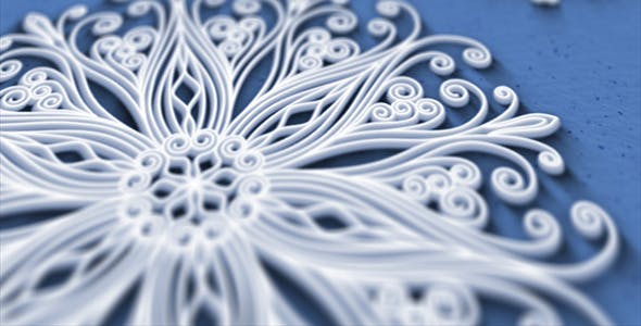 Quilling Snowflakes - Videohive Download 6183742