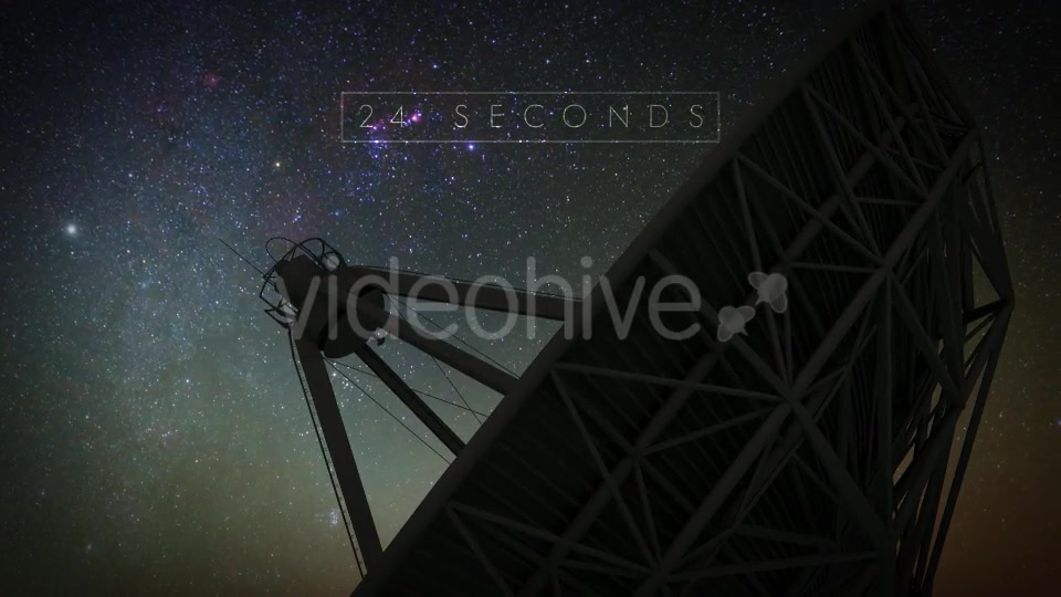 Radio Telescope Starry Night Timelapse Videohive 20686801 Motion Graphics Image 8