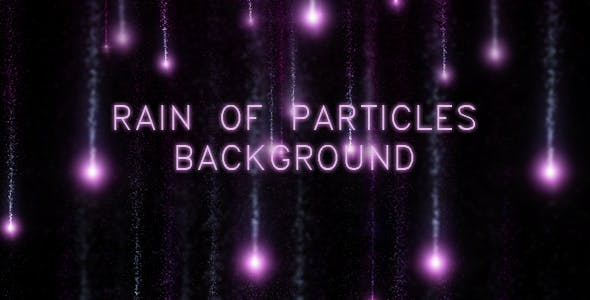 Rain Of Particles Background - Videohive 19156332 Download