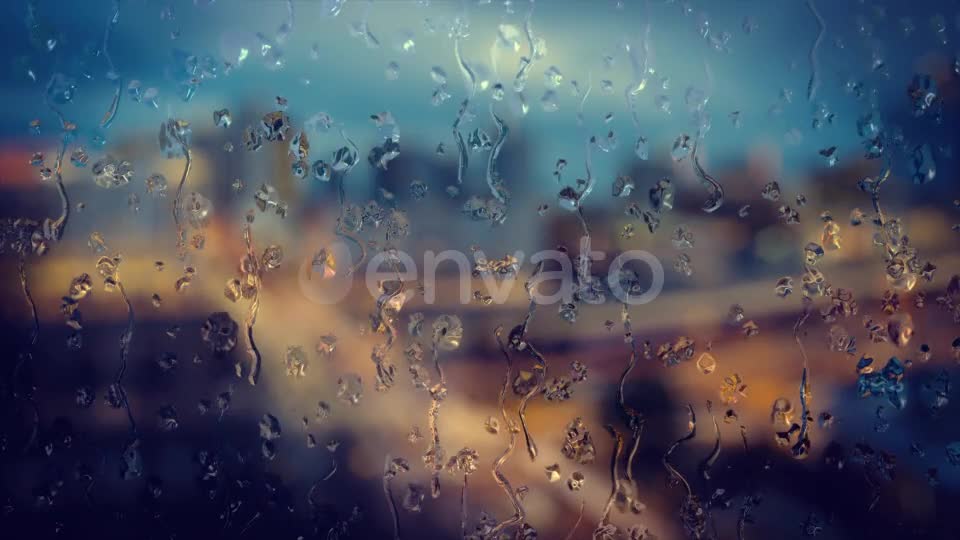 Rain on the Window Loop Videohive 22294858 Motion Graphics Image 1