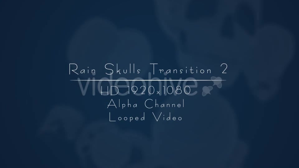 Rain Skulls Transition 2 Videohive 12878546 Motion Graphics Image 4