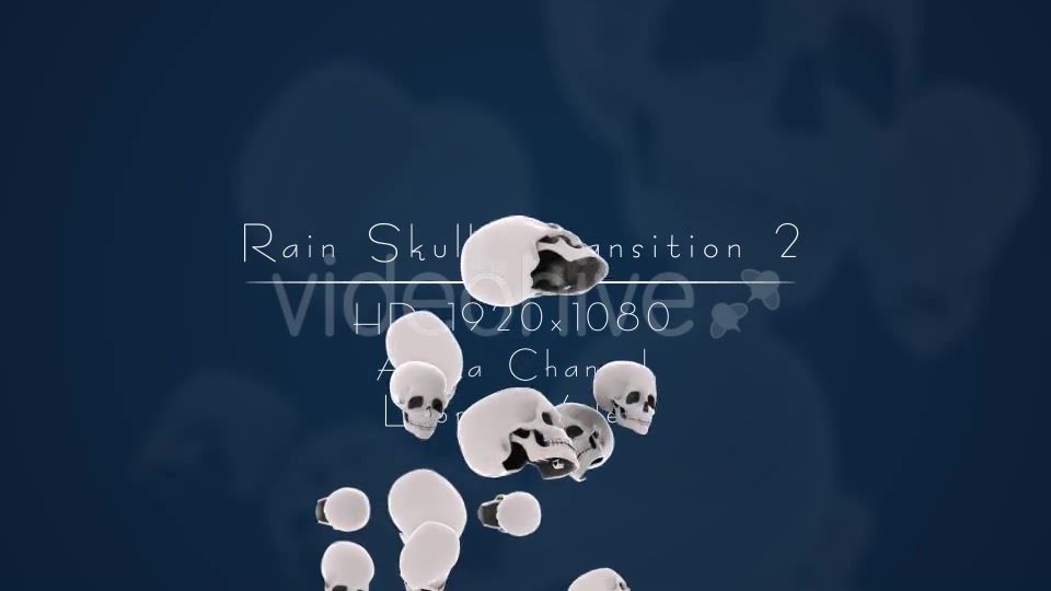 Rain Skulls Transition 2 Videohive 12878546 Motion Graphics Image 5