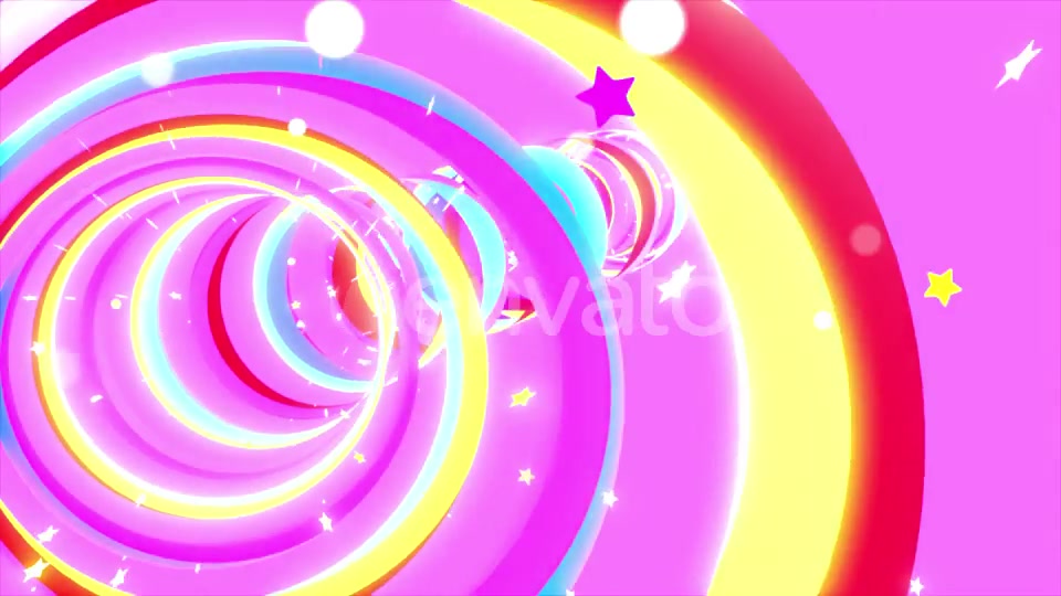 Rainbow And Stars Tunnel Videohive 23862906 Motion Graphics Image 10