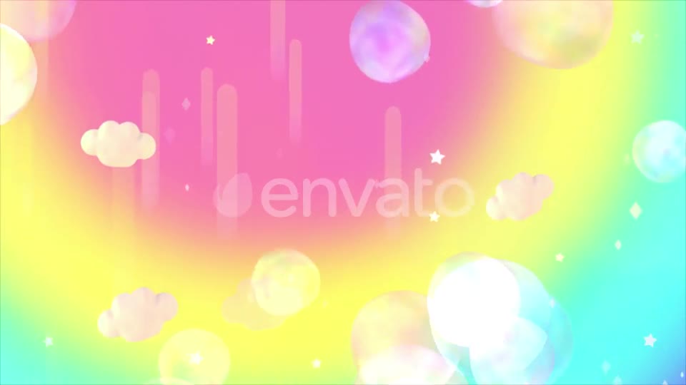 Rainbow Bubbles Sky Videohive 23284896 Motion Graphics Image 1