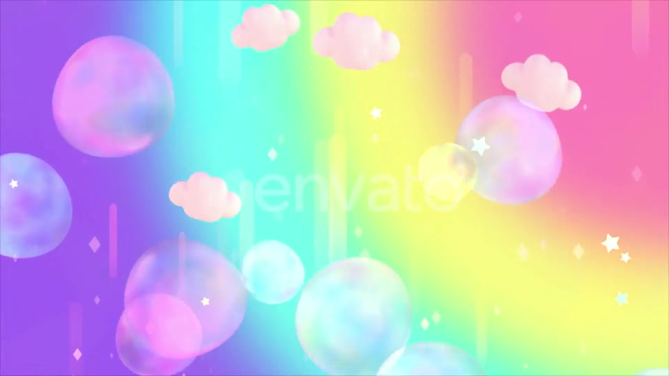 Rainbow Bubbles Sky Videohive 23284896 Motion Graphics Image 2