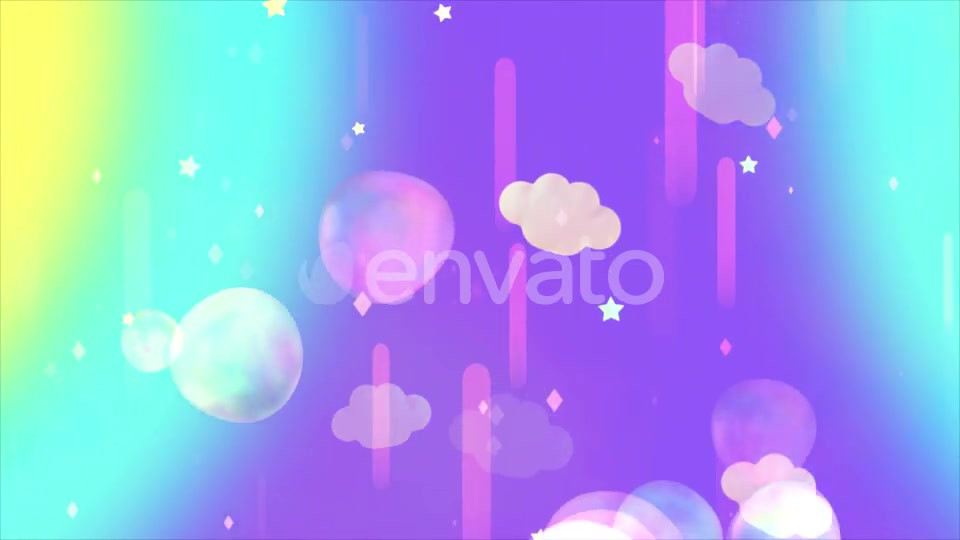 Rainbow Bubbles Sky Videohive 23284896 Motion Graphics Image 3