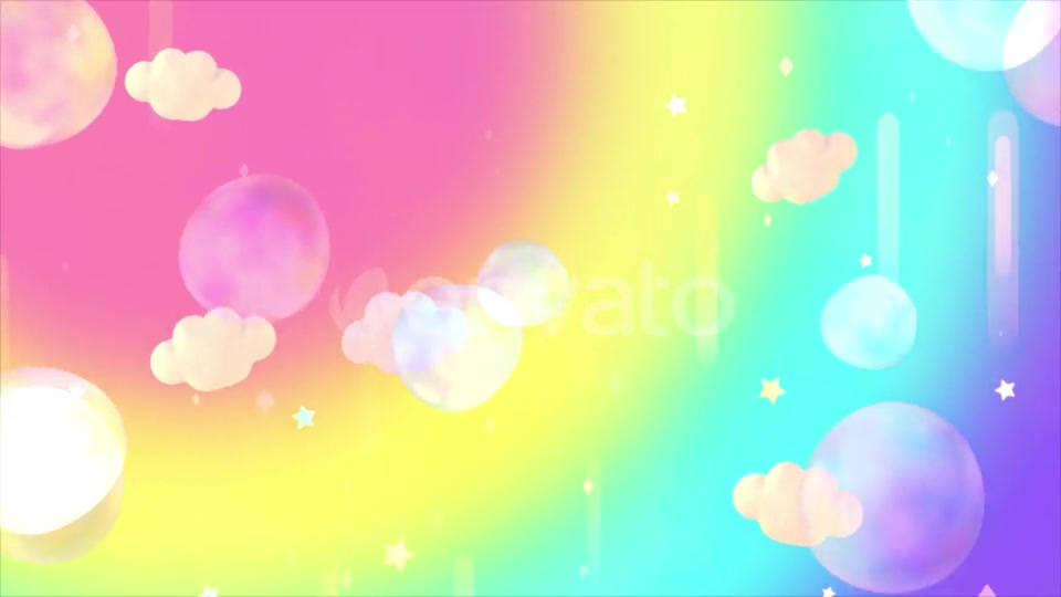 Rainbow Bubbles Sky Videohive 23284896 Motion Graphics Image 4