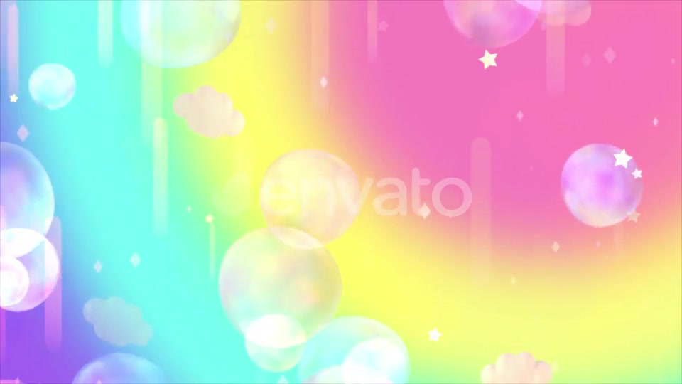 Rainbow Bubbles Sky Videohive 23284896 Motion Graphics Image 5