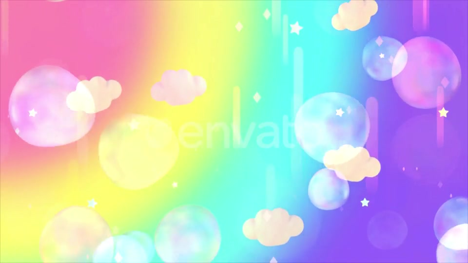 Rainbow Bubbles Sky Videohive 23284896 Motion Graphics Image 7