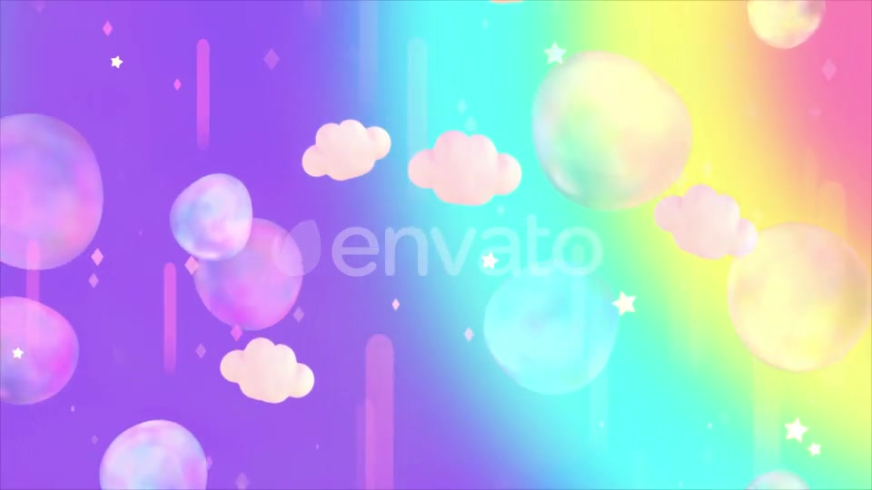 Rainbow Bubbles Sky Videohive 23284896 Motion Graphics Image 9