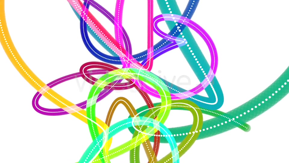 Rainbow Dancing Cords Pack of 2 Videohive 8031109 Motion Graphics Image 3