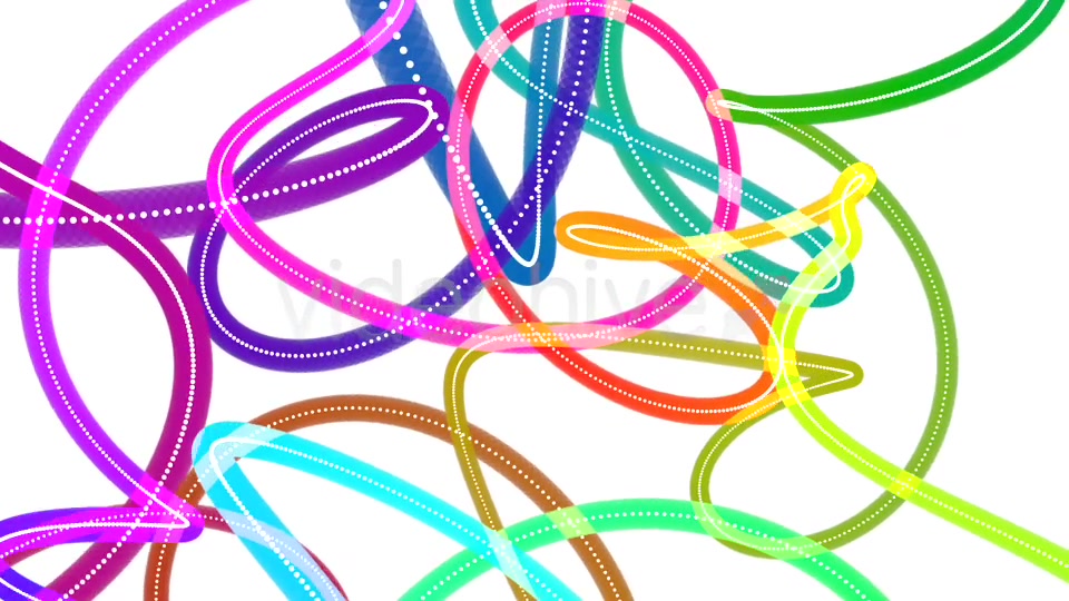 Rainbow Dancing Cords Pack of 2 Videohive 8031109 Motion Graphics Image 4