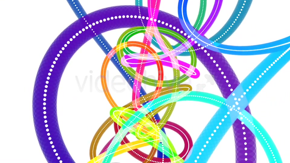 Rainbow Dancing Cords Pack of 2 Videohive 8031109 Motion Graphics Image 5