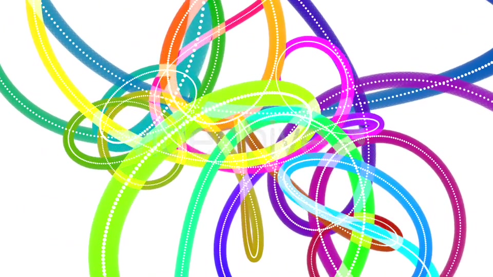 Rainbow Dancing Cords Pack of 2 Videohive 8031109 Motion Graphics Image 6
