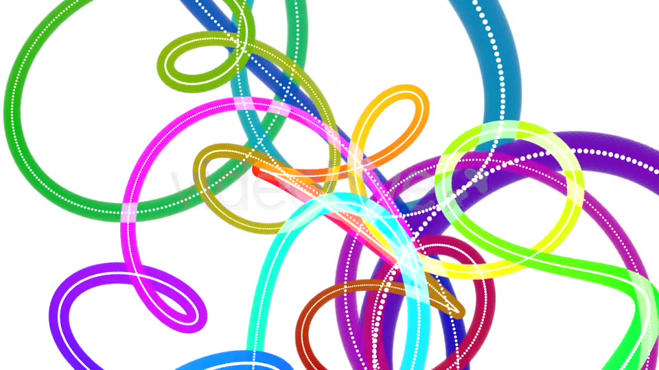 Rainbow Dancing Cords Pack of 2 Videohive 8031109 Motion Graphics Image 7