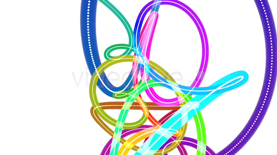 Rainbow Dancing Cords Pack of 2 Videohive 8031109 Motion Graphics Image 8