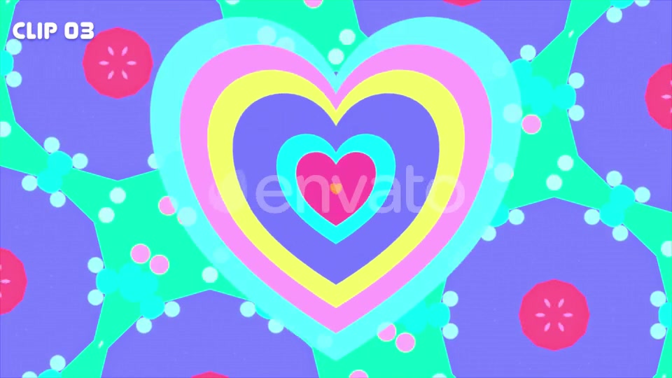 Rainbow Hearts Background Pack Videohive 24381963 Motion Graphics Image 9