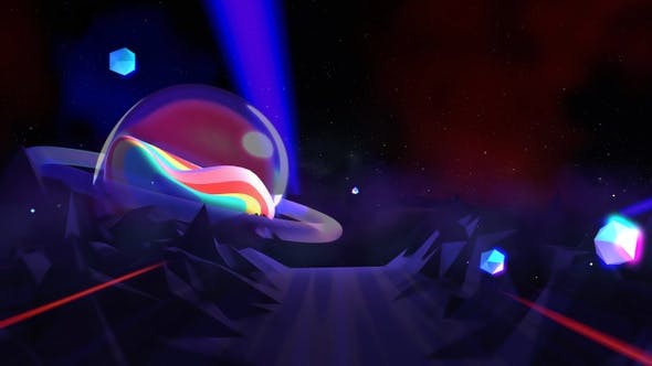 Rainbow Sci Fi Planet - 23789046 Videohive Download