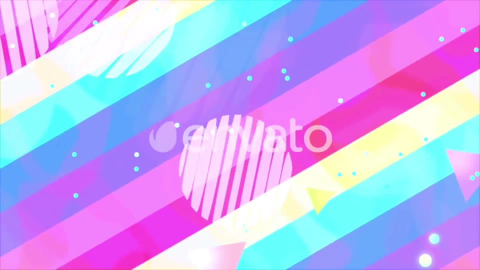 Rainbow Shapes Background Videohive 23055133 Motion Graphics Image 2