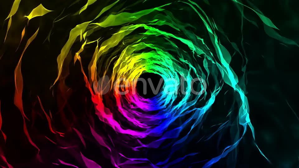 Rainbow Wave Tunnel 4 K Videohive 22589945 Motion Graphics Image 2
