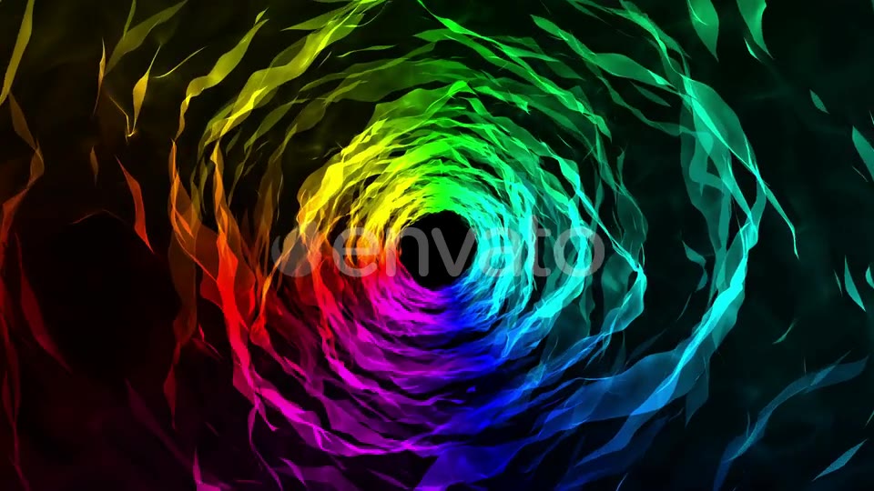 Rainbow Wave Tunnel 4 K Videohive 22589945 Motion Graphics Image 3