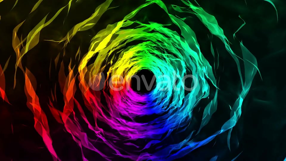 Rainbow Wave Tunnel 4 K Videohive 22589945 Motion Graphics Image 4