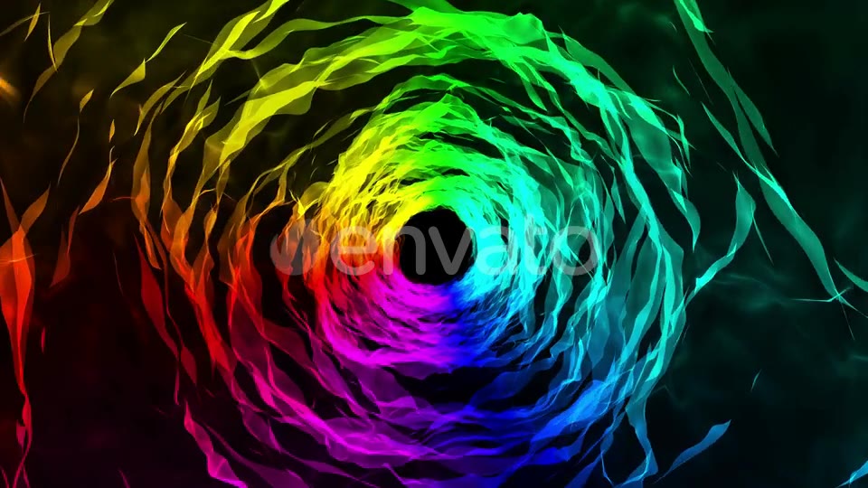 Rainbow Wave Tunnel 4 K Videohive 22589945 Motion Graphics Image 5