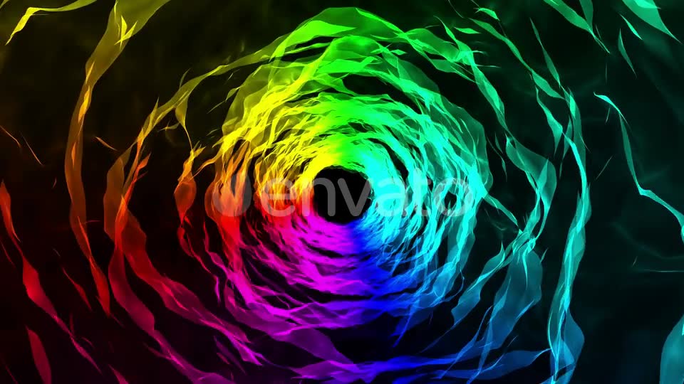 Rainbow Wave Tunnel 4 K Videohive 22589945 Motion Graphics Image 6