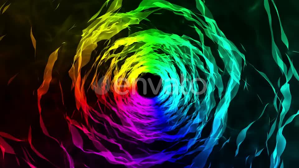 Rainbow Wave Tunnel 4 K Videohive 22589945 Motion Graphics Image 7