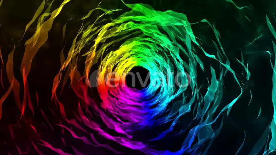 Rainbow Wave Tunnel 4 K Videohive 22589945 Motion Graphics Image 8