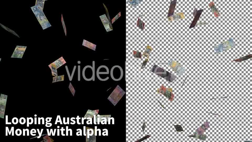 Raining Australian Currency Videohive 9788354 Motion Graphics Image 10