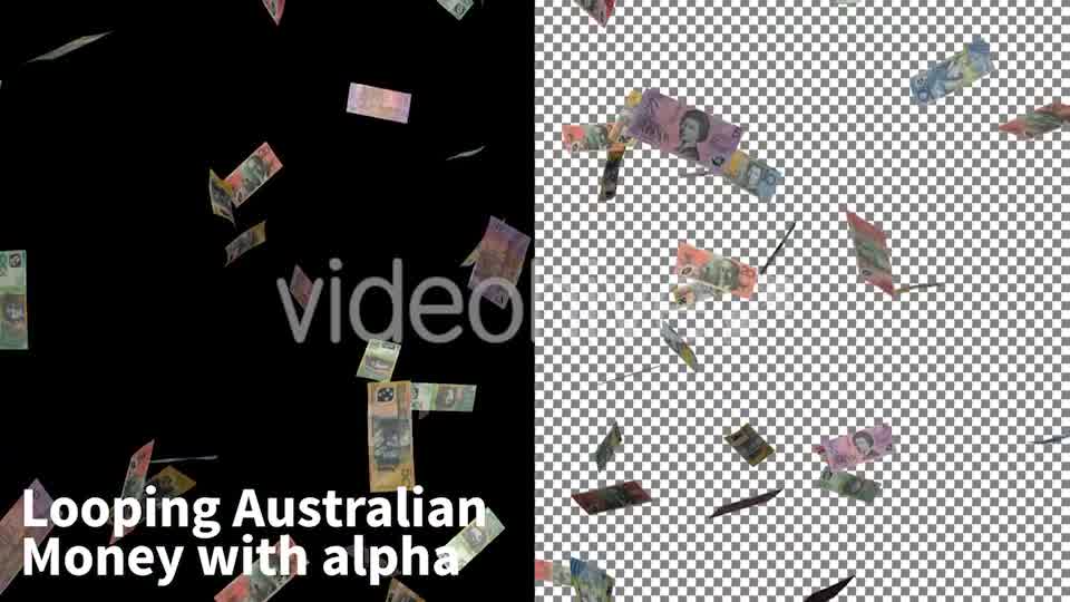 Raining Australian Currency Videohive 9788354 Motion Graphics Image 9