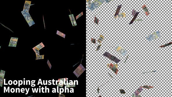 Raining Australian Currency - Videohive 9788354 Download
