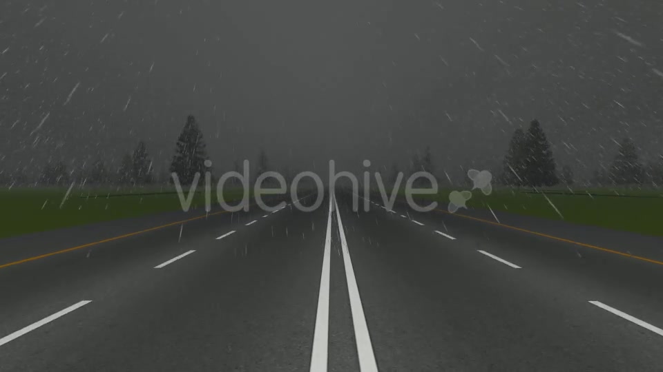 Rainy Road Videohive 19244955 Motion Graphics Image 6
