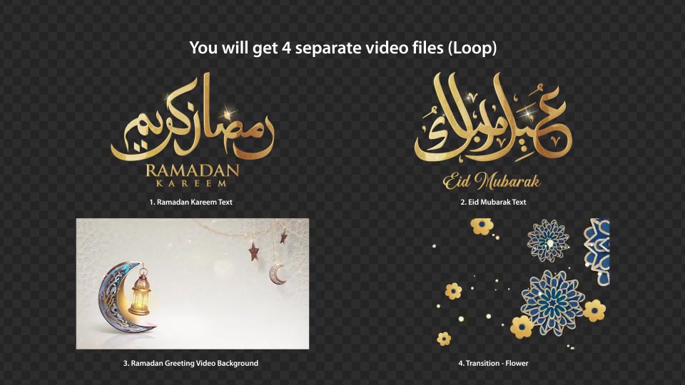 Ramadan Greeting Video Background Videohive 23792558 Motion Graphics Image 4