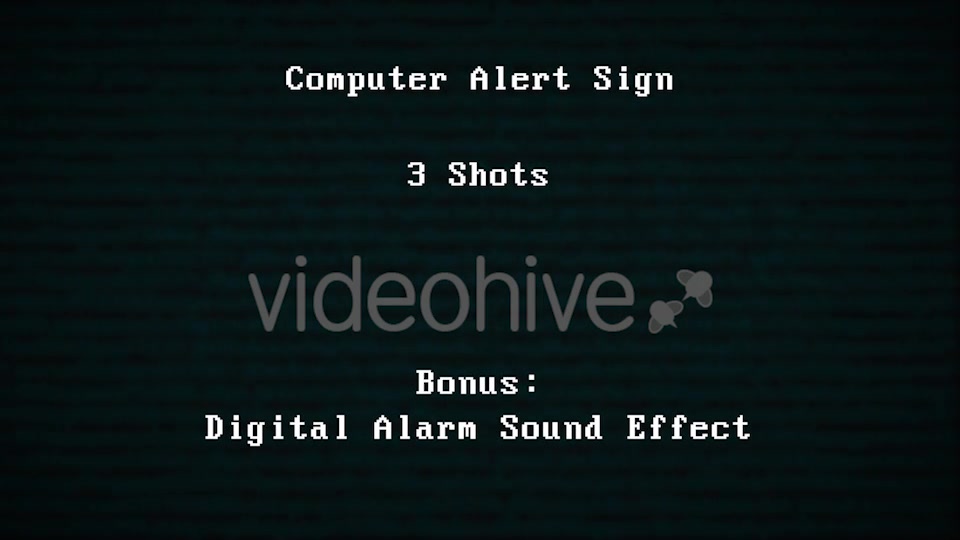 Random Letters and Numbers ALERT on a Computer Screen Videohive 20917632 Motion Graphics Image 12