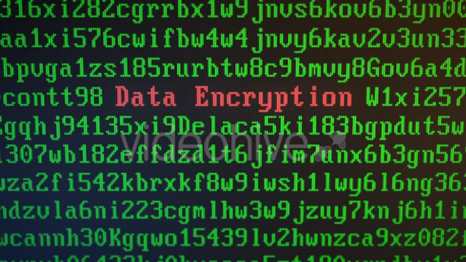 Random Letters and Numbers Data Encryption on a Computer Screen Videohive 20814165 Motion Graphics Image 7