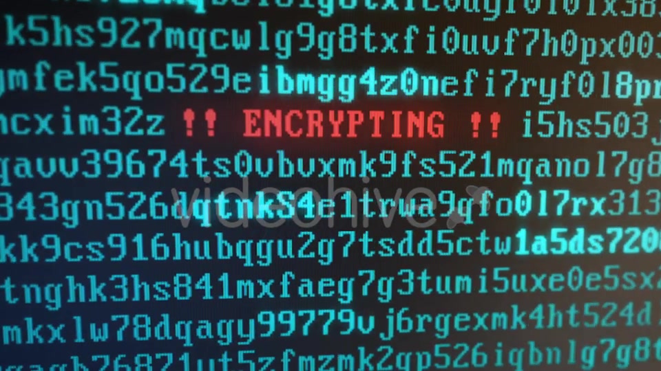 Random Letters and Numbers Encrypting on a Computer Screen Videohive 20851233 Motion Graphics Image 7