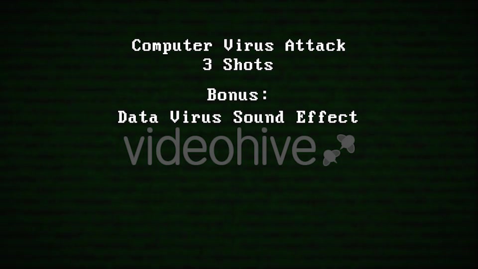 Random Letters and Numbers Virus Attack on a Computer Screen Videohive 20830316 Motion Graphics Image 10