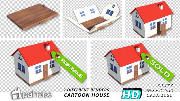 Real Estate House, Cartoon Style - Download Videohive 8113603