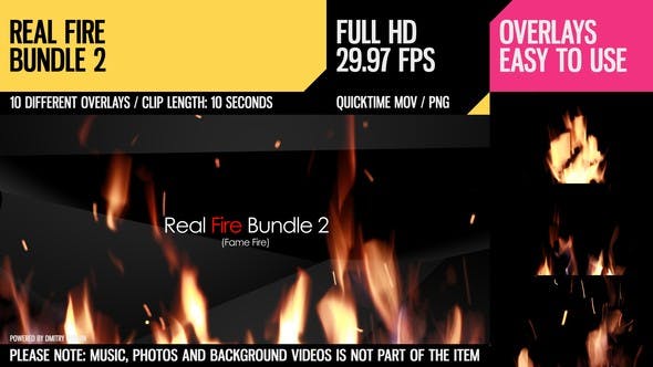 Real Fire Bundle 2 - 6781988 Videohive Download