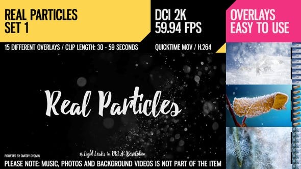 Real Particles (HD Set 1) - Videohive 22622317 Download