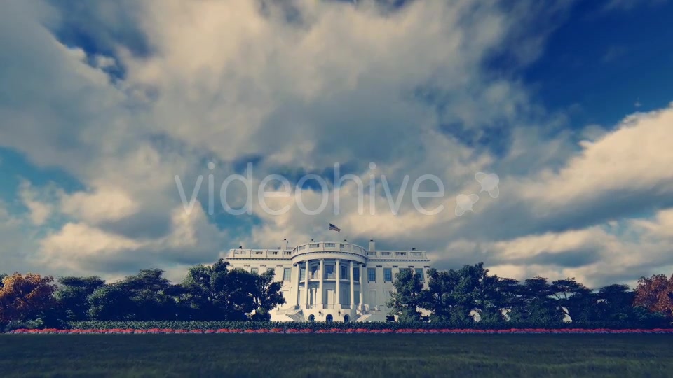 Realistic 3D The White House Videohive 16599873 Motion Graphics Image 4