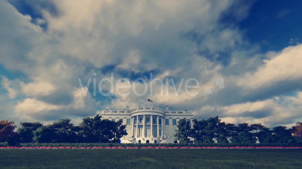 Realistic 3D The White House Videohive 16599873 Motion Graphics Image 6