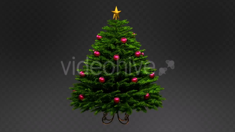 Realistic Christmas Tree Rotation Videohive 13639924 Motion Graphics Image 1