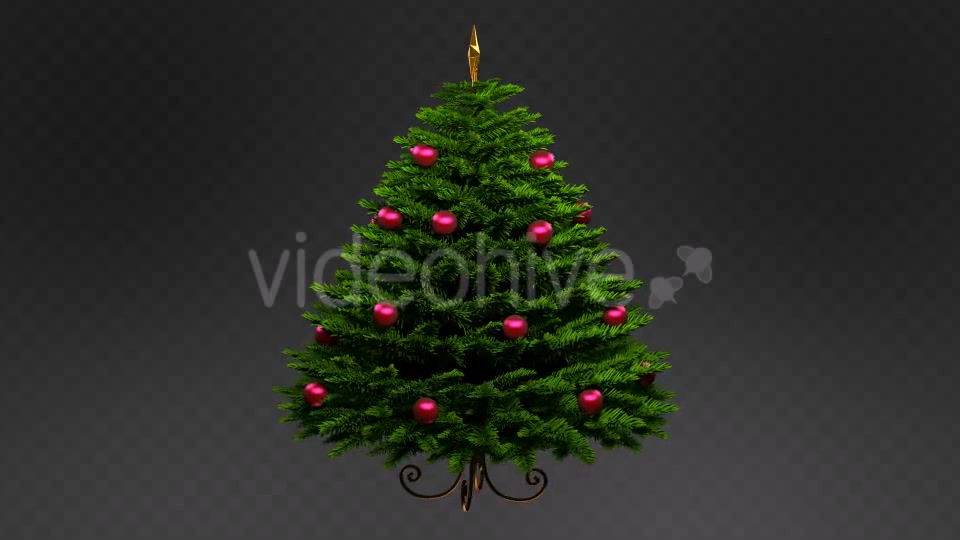 Realistic Christmas Tree Rotation Videohive 13639924 Motion Graphics Image 2