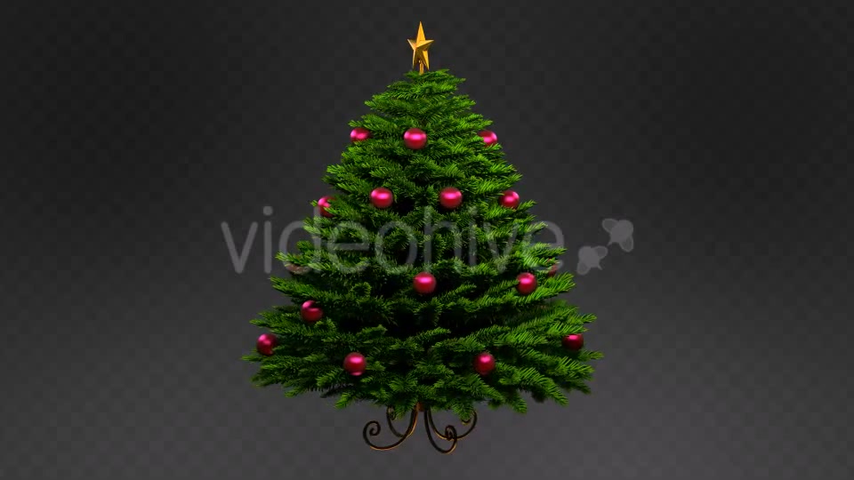 Realistic Christmas Tree Rotation Videohive 13639924 Motion Graphics Image 3