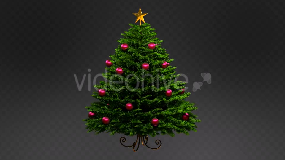 Realistic Christmas Tree Rotation Videohive 13639924 Motion Graphics Image 4